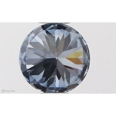 Diament laboratoryjny o barwie fantazyjnej szlif okrągły, 0.52ct, VVS2, Fancy Vivid Blue, IGI LG564379447