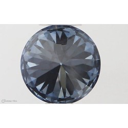 Diament laboratoryjny o barwie fantazyjnej szlif okrągły, 0.72ct, IF, Fancy Blue, IGI LG564379538
