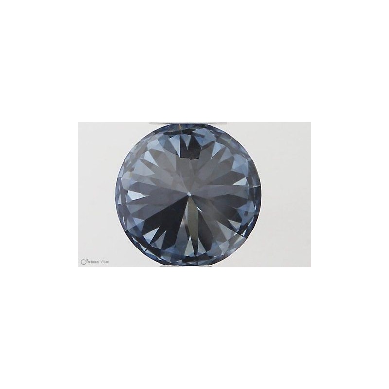 Diament laboratoryjny o barwie fantazyjnej szlif okrągły, 0.72ct, IF, Fancy Blue, IGI LG564379538