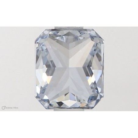 Diament laboratoryjny o barwie fantazyjnej radiant, 0.91ct, IF, Fancy Blue, IGI LG564379483