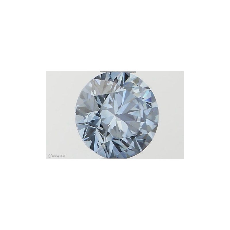Diament laboratoryjny o barwie fantazyjnej szlif okrągły, 0.55ct, IF, Fancy Vivid Blue, IGI LG581331014