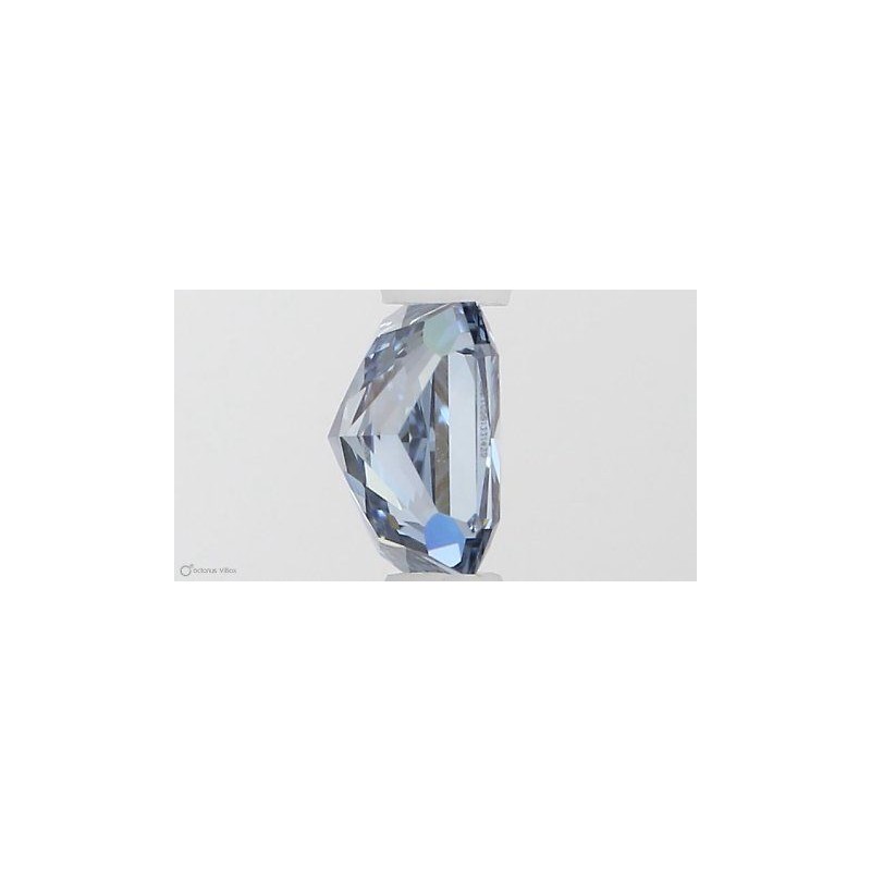 Diament laboratoryjny o barwie fantazyjnej radiant, 0.5ct, VVS2, Fancy Vivid Blue, IGI LG581331425