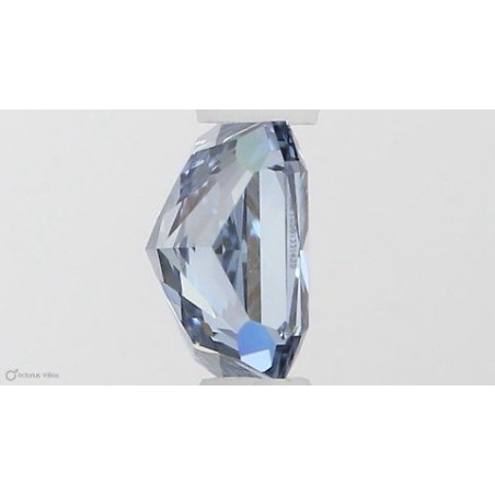 Diament laboratoryjny o barwie fantazyjnej radiant, 0.5ct, VVS2, Fancy Vivid Blue, IGI LG581331425