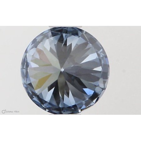 Diament laboratoryjny o barwie fantazyjnej szlif okrągły, 0.8ct, IF, Fancy Vivid Blue, IGI LG581331122