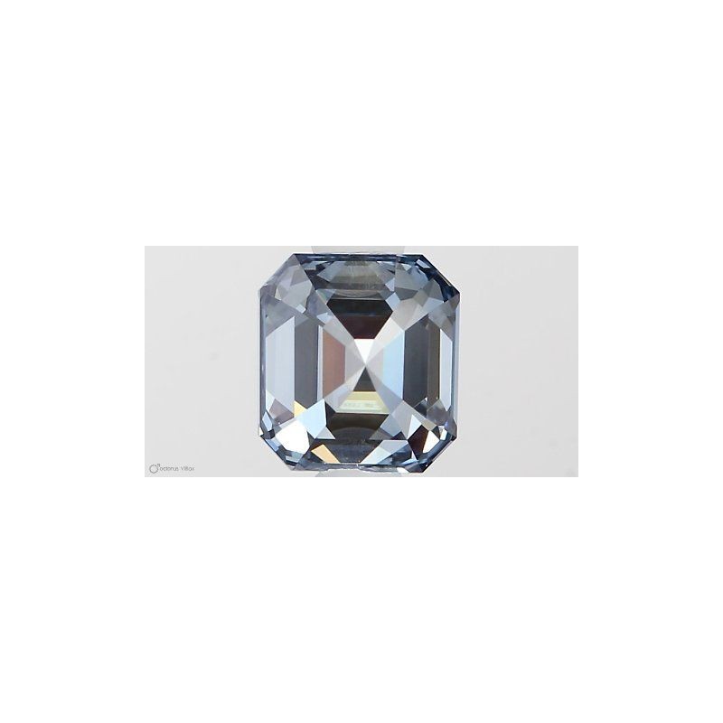 Diament laboratoryjny o barwie fantazyjnej szlif szmaragdowy, 0.71ct, VVS2, Fancy Intense Blue, IGI LG581331282