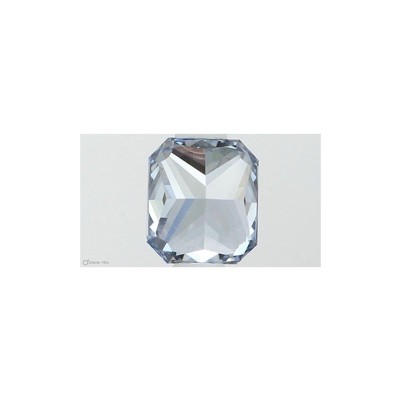 Diament laboratoryjny o barwie fantazyjnej radiant, 0.73ct, VVS1, Fancy Vivid Blue, IGI LG581331309