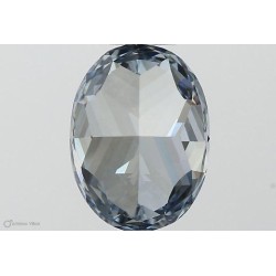Diament laboratoryjny o barwie fantazyjnej szlif owalny, 1.2ct, VVS2, Fancy Vivid Blue, IGI LG564379426