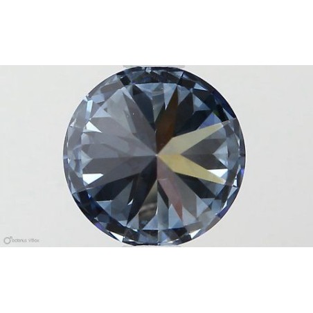 Diament laboratoryjny o barwie fantazyjnej szlif okrągły, 1.06ct, VVS2, Fancy Vivid Blue, IGI LG581331360
