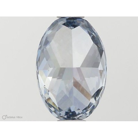 Diament laboratoryjny o barwie fantazyjnej szlif owalny, 1.13ct, VVS2, Fancy Intense Blue, IGI LG553257519