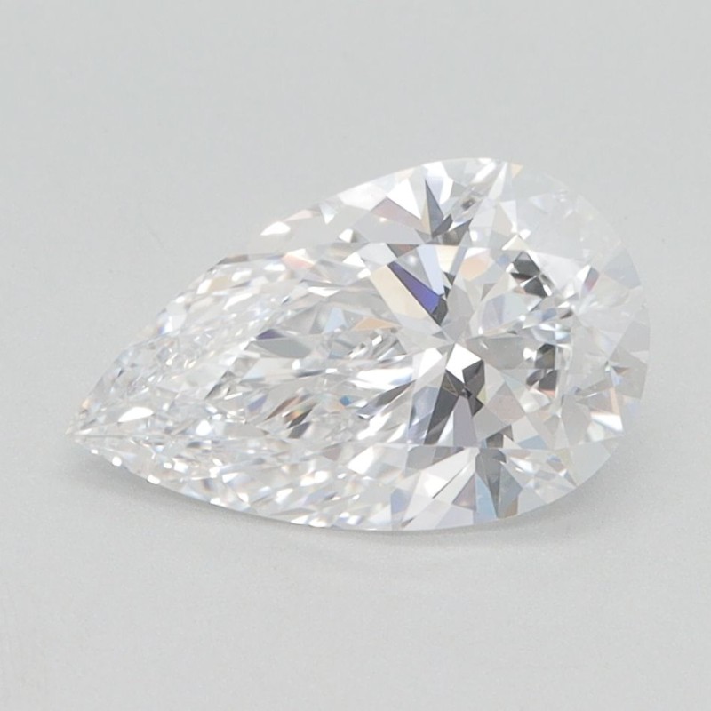 Diament laboratoryjny szlif gruszkowy, 1.52ct, IF, D, IGI LG639487575