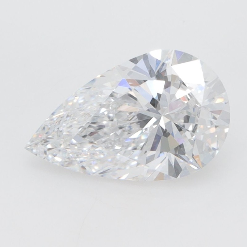 Diament laboratoryjny szlif gruszkowy, 1.51ct, IF, D, IGI LG642446444