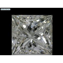 Diament szlif princess, 1.5ct, VS2, I, GIA 6482402151