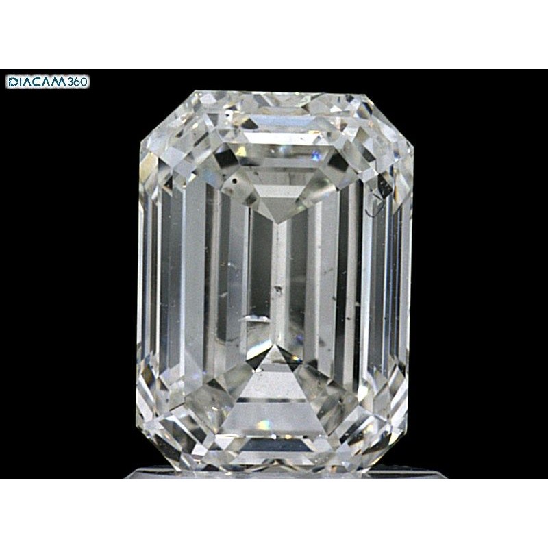 Diament szlif szmaragdowy, 1.5ct, SI1, H, GIA 7406512684