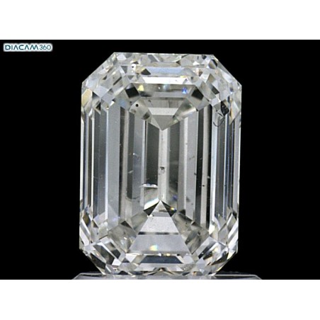 Diament szlif szmaragdowy, 1.5ct, SI1, H, GIA 7406512684