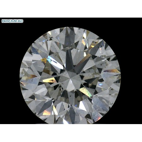 Diament szlif okrągły, 2ct, SI2, I, GIA 7441885200