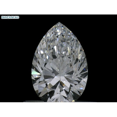 Diament szlif gruszkowy, 0.59ct, SI2, D, GIA 2235404590