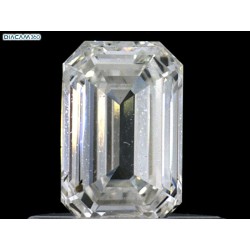 Diament szlif szmaragdowy, 0.51ct, VS2, H, GIA 7401429618