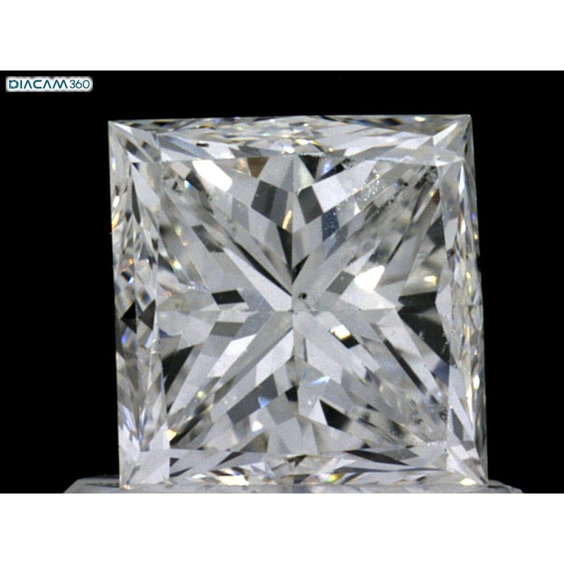 Diament szlif princess, 1ct, SI1, E, GIA 7235390814