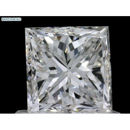 Diament szlif princess, 1ct, SI1, E, GIA 7235390814
