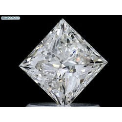 Diament szlif princess, 1ct, SI2, H, GIA 5423390045