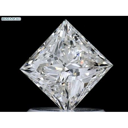 Diament szlif princess, 1ct, SI2, H, GIA 5423390045