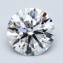 Diament szlif okrągły, 2ct, SI1, D, GIA 6451946333