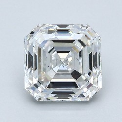 Diament szlif szmaragdowy kwadratowy, 1.5ct, SI1, F, GIA 6381601330