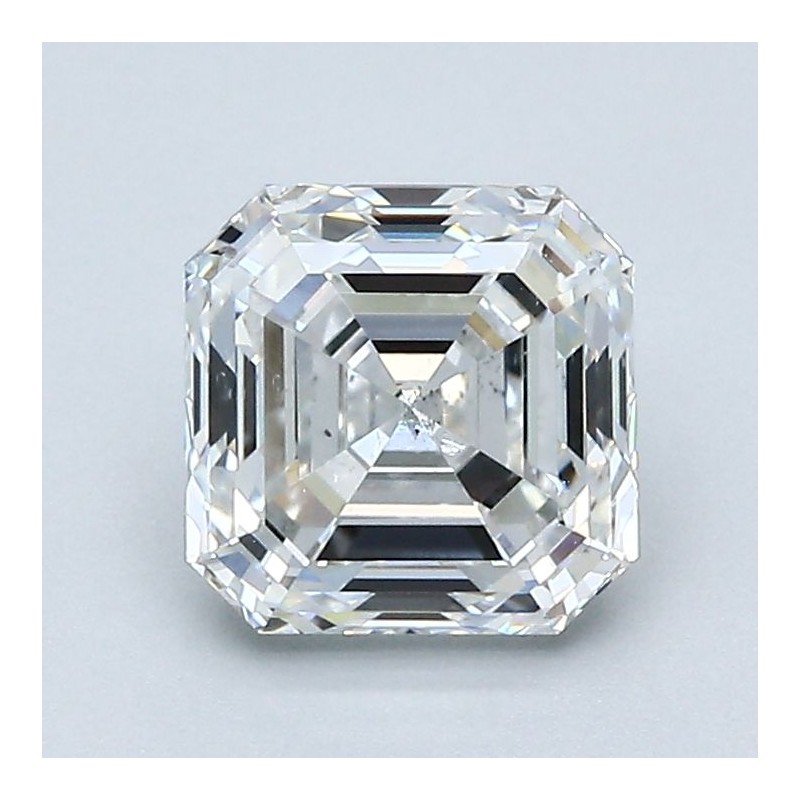 Diament szlif szmaragdowy kwadratowy, 1.5ct, SI1, F, GIA 6381601330