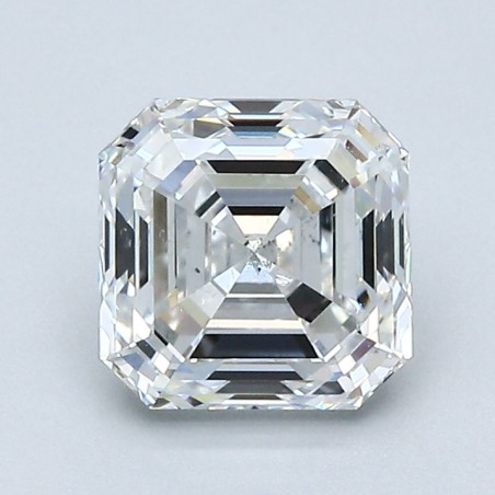 Diament szlif szmaragdowy kwadratowy, 1.5ct, SI1, F, GIA 6381601330