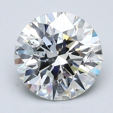 Diament szlif okrągły, 2ct, SI2, H, GIA 2444445144
