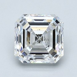 Diament szlif szmaragdowy kwadratowy, 1.7ct, SI1, D, GIA 3395551770