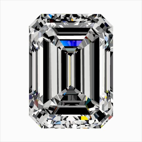 Diament szlif szmaragdowy, 0.32ct, VVS1, E, GIA 2544212178