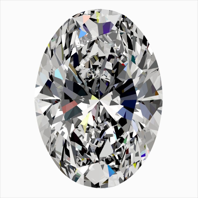 Diament szlif owalny, 0.36ct, SI2, E, GIA 2547221006