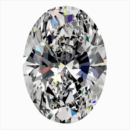 Diament szlif owalny, 0.36ct, SI2, E, GIA 2547221006