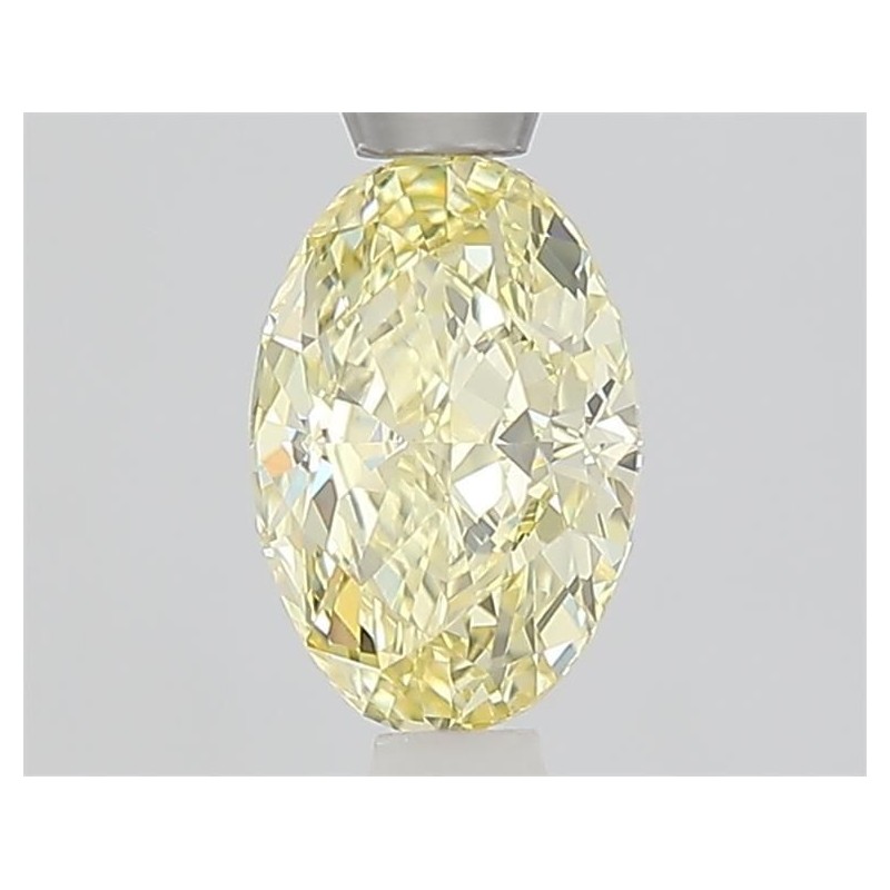 Diament laboratoryjny o barwie fantazyjnej szlif owalny, 1.03ct, VVS2, Fancy Yellow, IGI LG729575730