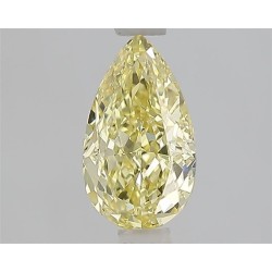 Diament laboratoryjny o barwie fantazyjnej szlif gruszkowy, 1.09ct, VVS1, Fancy Yellow, IGI LG729575729