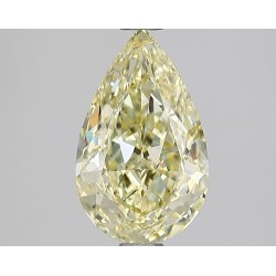 Diament laboratoryjny o barwie fantazyjnej szlif gruszkowy, 1.52ct, VVS2, Fancy Yellow, IGI LG627482222