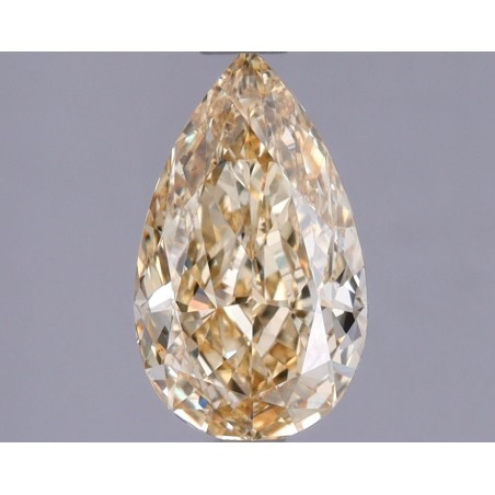 Diament laboratoryjny o barwie fantazyjnej szlif gruszkowy, 1.23ct, VVS2, Fancy Intense Yellow, IGI LG624431019