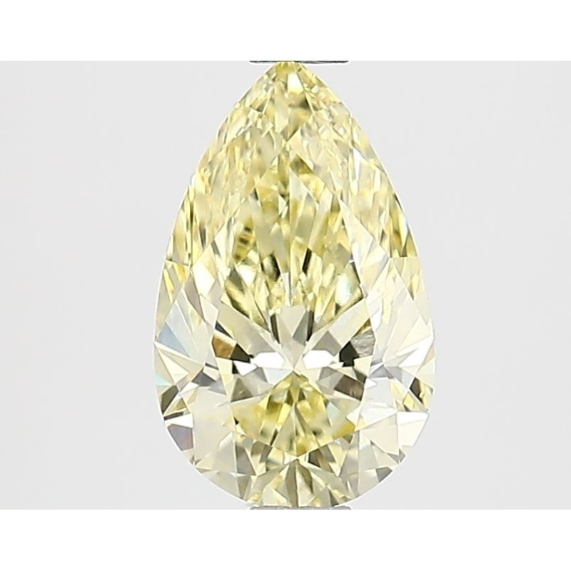 Diament laboratoryjny o barwie fantazyjnej szlif gruszkowy, 1.12ct, VVS2, Fancy Yellow, IGI LG627419963