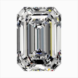 Diament szlif szmaragdowy, 0.5ct, VVS2, E, GIA 1548241953