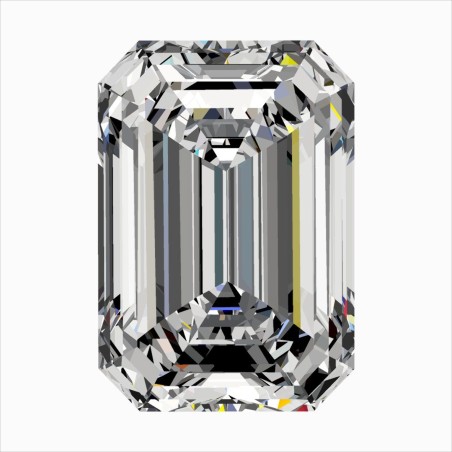 Diament szlif szmaragdowy, 0.5ct, VVS2, E, GIA 1548241953