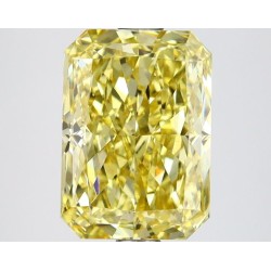 Diament laboratoryjny o barwie fantazyjnej radiant, 2.98ct, VVS2, Fancy Vivid Yellow, IGI LG646478357