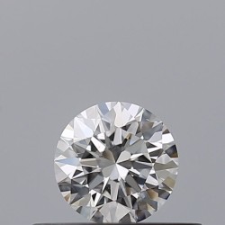 Diament szlif okrągły, 0.3ct, SI1, D, GIA 6542201862