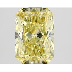 Diament laboratoryjny o barwie fantazyjnej radiant, 1.61ct, VVS2, Fancy Intense Yellow, IGI LG627423746