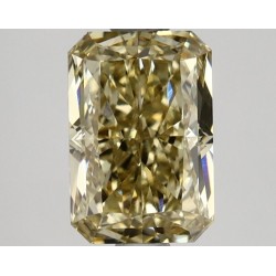 Diament laboratoryjny o barwie fantazyjnej radiant, 1.58ct, VVS2, Fancy Gray Yellow, IGI LG662469666