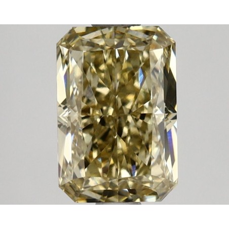 Diament laboratoryjny o barwie fantazyjnej radiant, 1.58ct, VVS2, Fancy Gray Yellow, IGI LG662469666