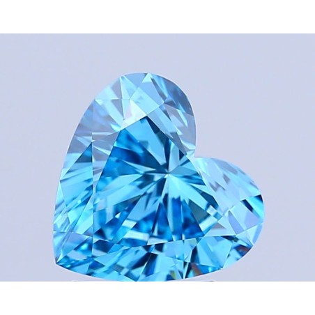 Diament laboratoryjny o barwie fantazyjnej serce, 2.01ct, VVS2, Fancy Vivid Blue, IGI LG713525558