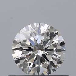Diament szlif okrągły, 0.5ct, SI2, F, GIA 2544201328