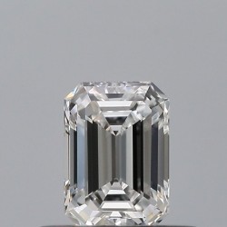 Diament szlif szmaragdowy, 0.35ct, VVS2, D, GIA 6541209760
