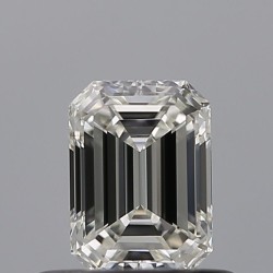 Diament szlif szmaragdowy, 0.5ct, VVS2, H, GIA 6542216536